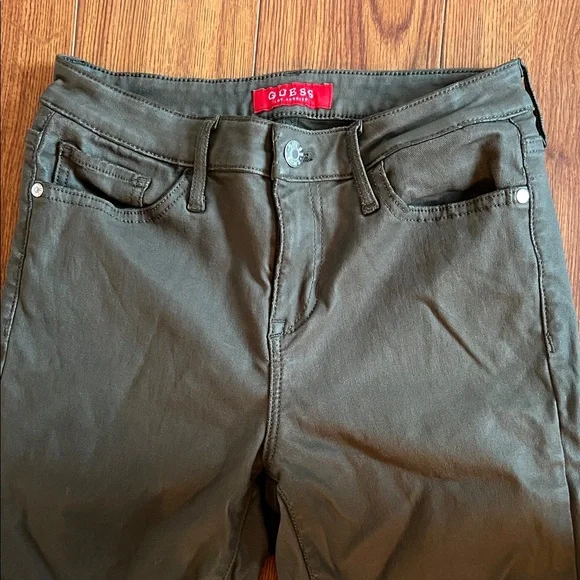 Guess Women's Olive Skinny Jeans - Picture 2 of 6